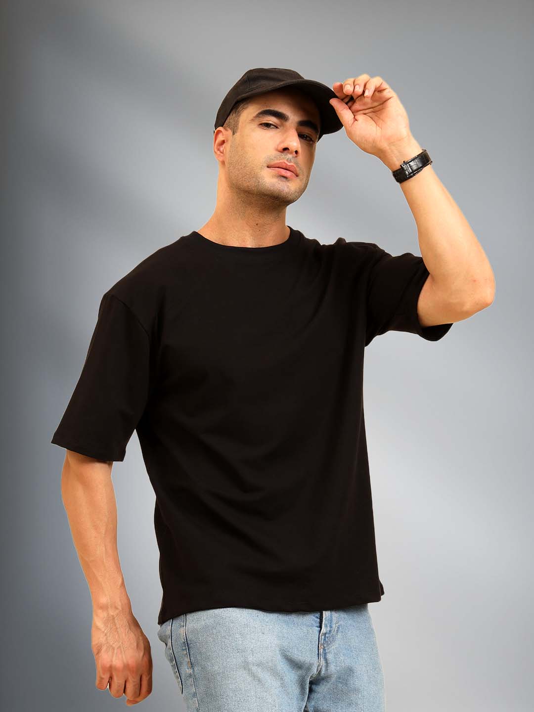 True Threads Oversized T-Shirt Black