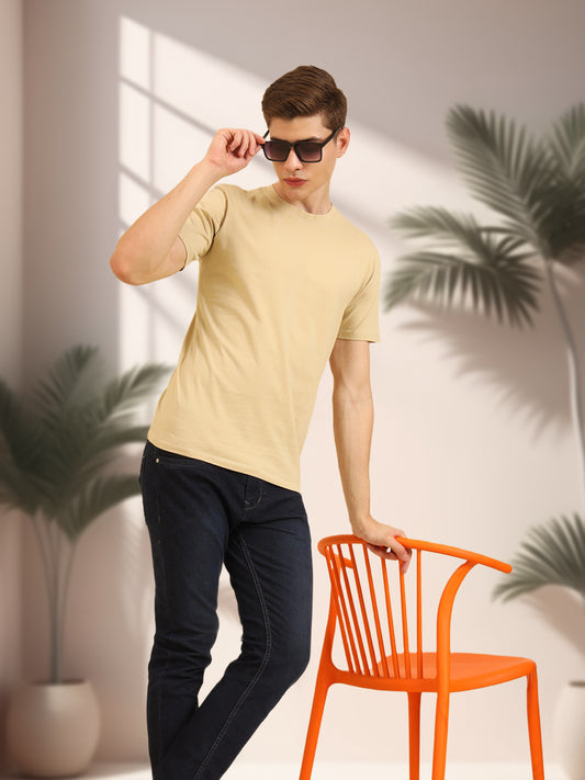 Freakin Regular Fit T-Shirt Beige