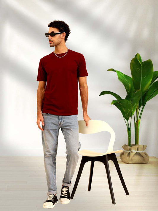 Simply Soft Fit T-Shirt Maroon