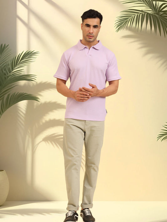 Refined Fit Polo T-Shirt Lavender