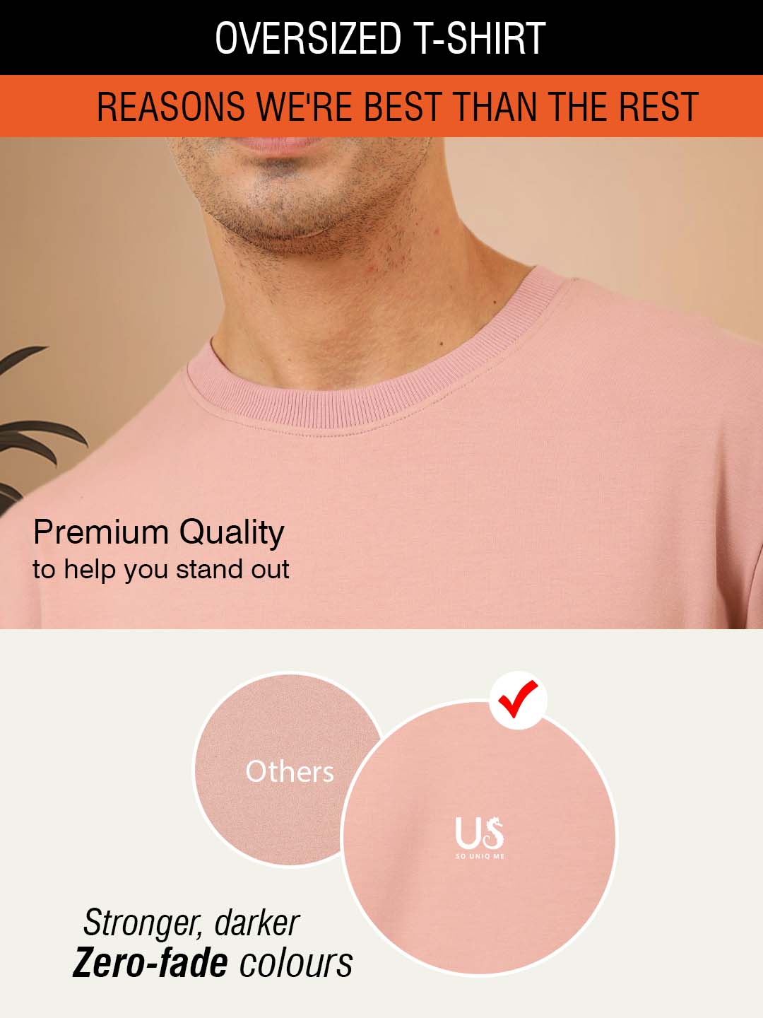 True Threads Oversized T-Shirt Light Pink