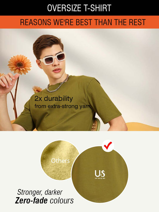 Oversize Simply Soft Fit T-Shirt Olivegreen