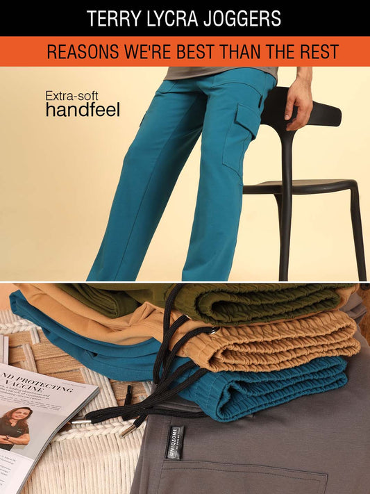 Bold Move Regular Fit Joggers Airforce