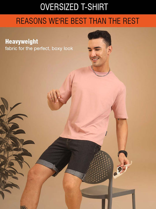 True Threads Oversized T-Shirt Light Pink