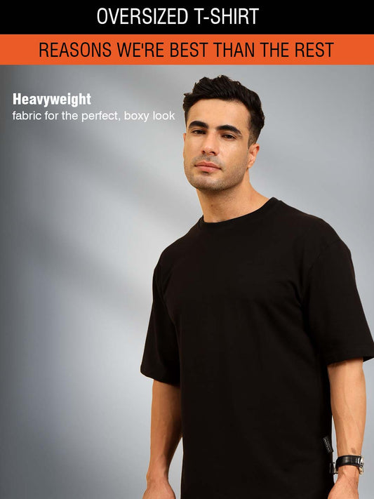 True Threads Oversized T-Shirt Black