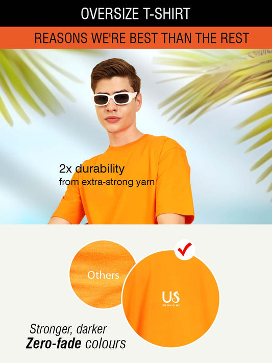 Oversize Simply Soft Fit T-Shirt Orange