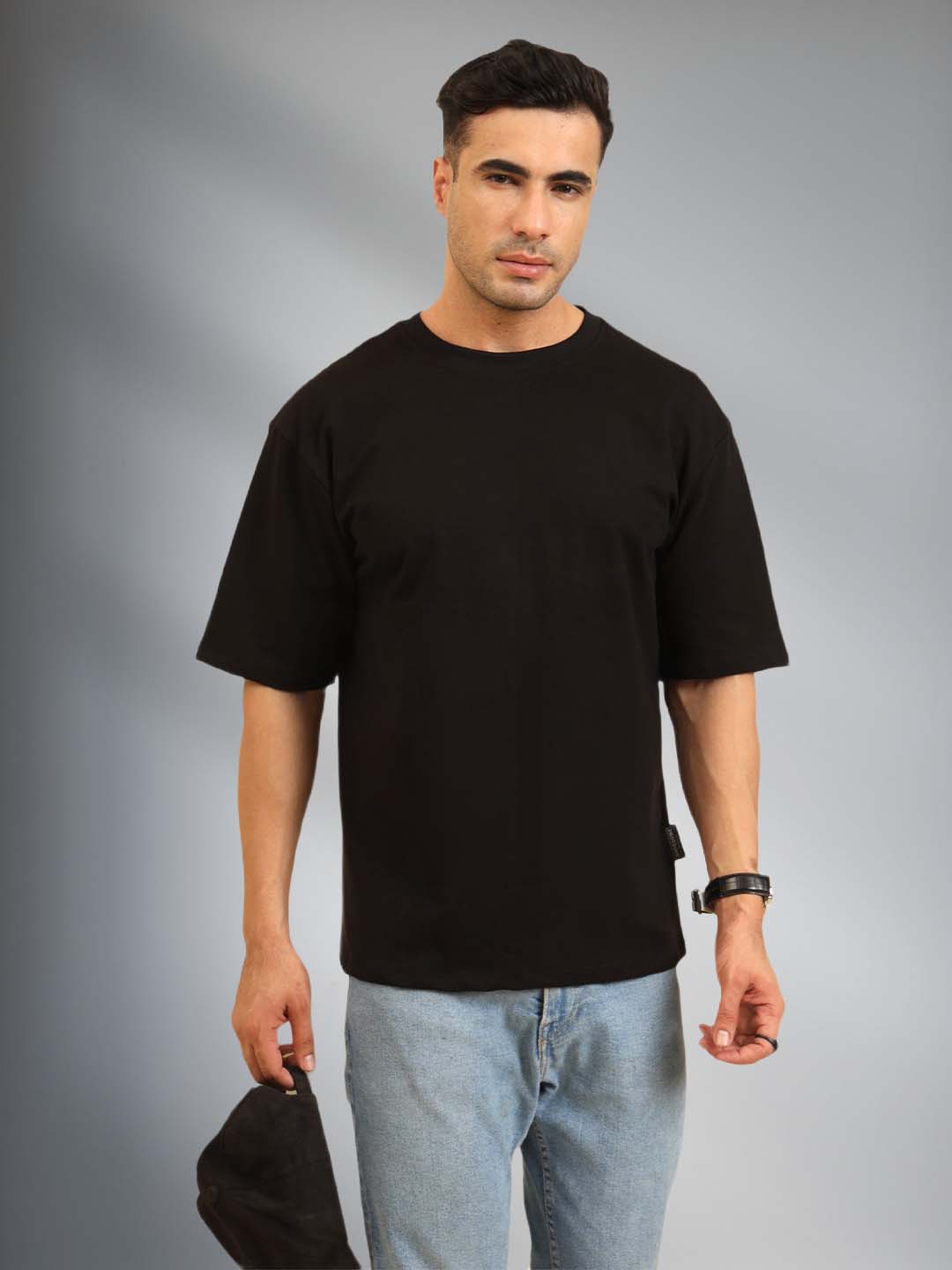 True Threads Oversized T-Shirt Black