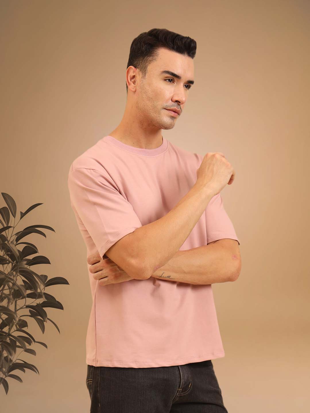 True Threads Oversized T-Shirt Light Pink