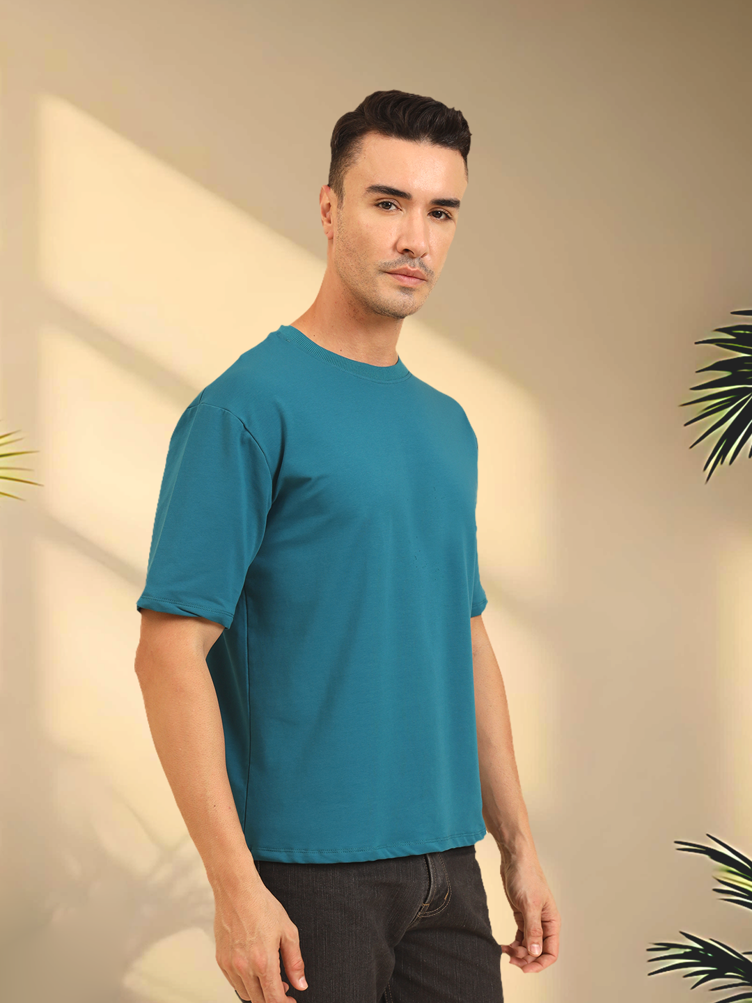 True Threads Oversized T-Shirt Teal Blue