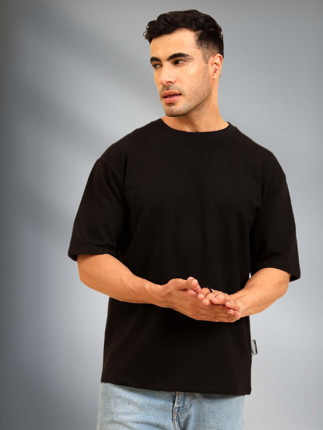 True Threads Oversized T-Shirt Black