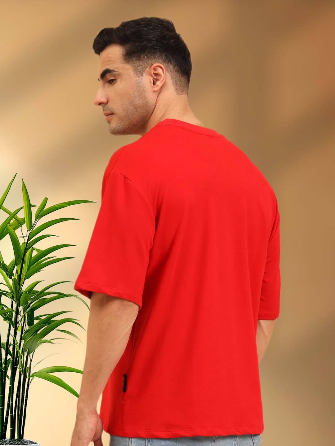 True Threads Oversized T-Shirt Red