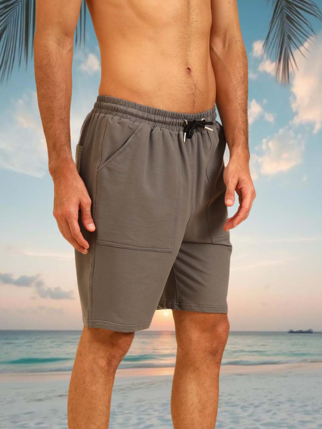 Easy Breezy comfy Fit Shorts Grey