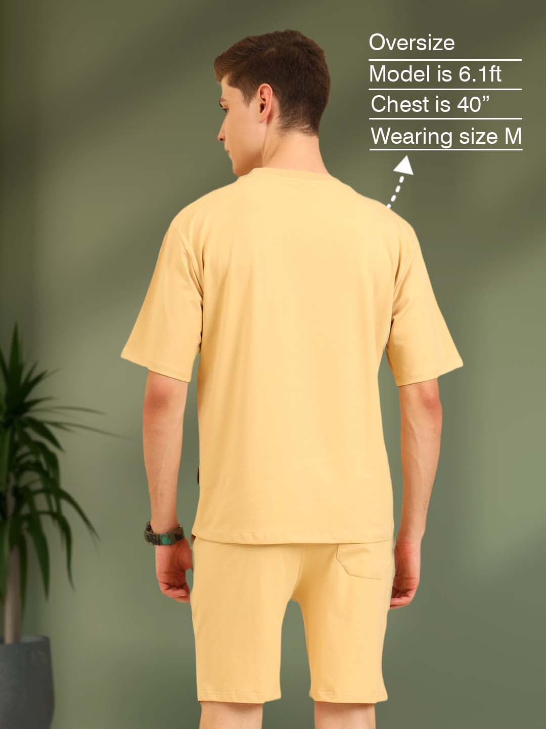 Perfect Pair Relaxed Fit Deo Soft Co Ord Set Beige