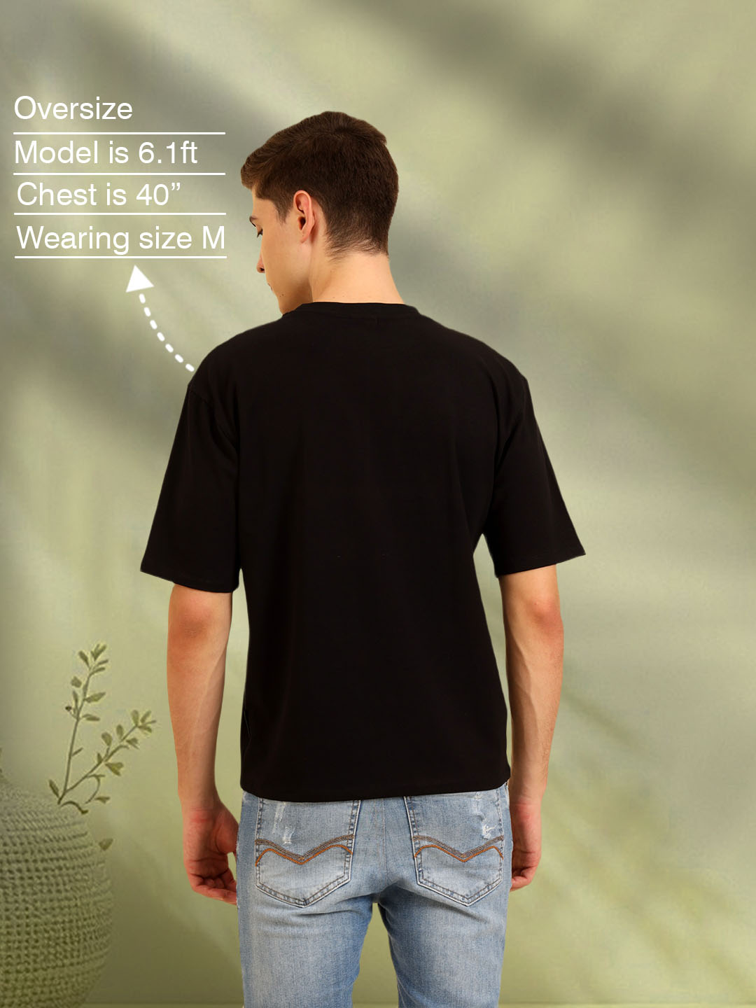 Oversize Simply Soft Fit T-Shirt Black