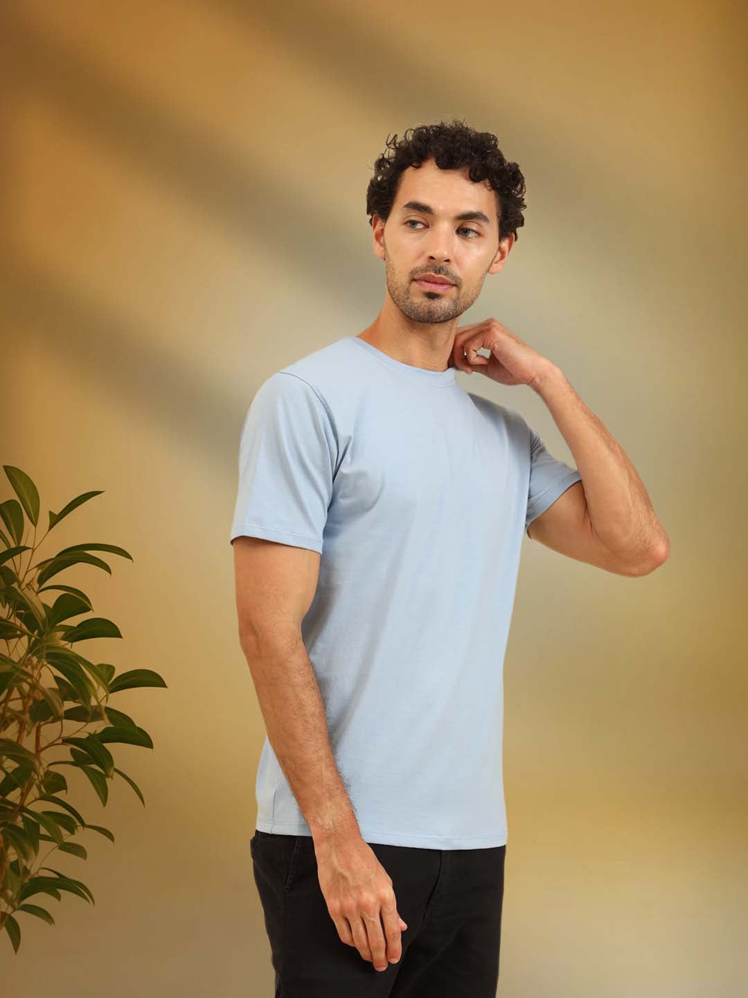 Simply Soft Fit T- Shirt Ash Blue
