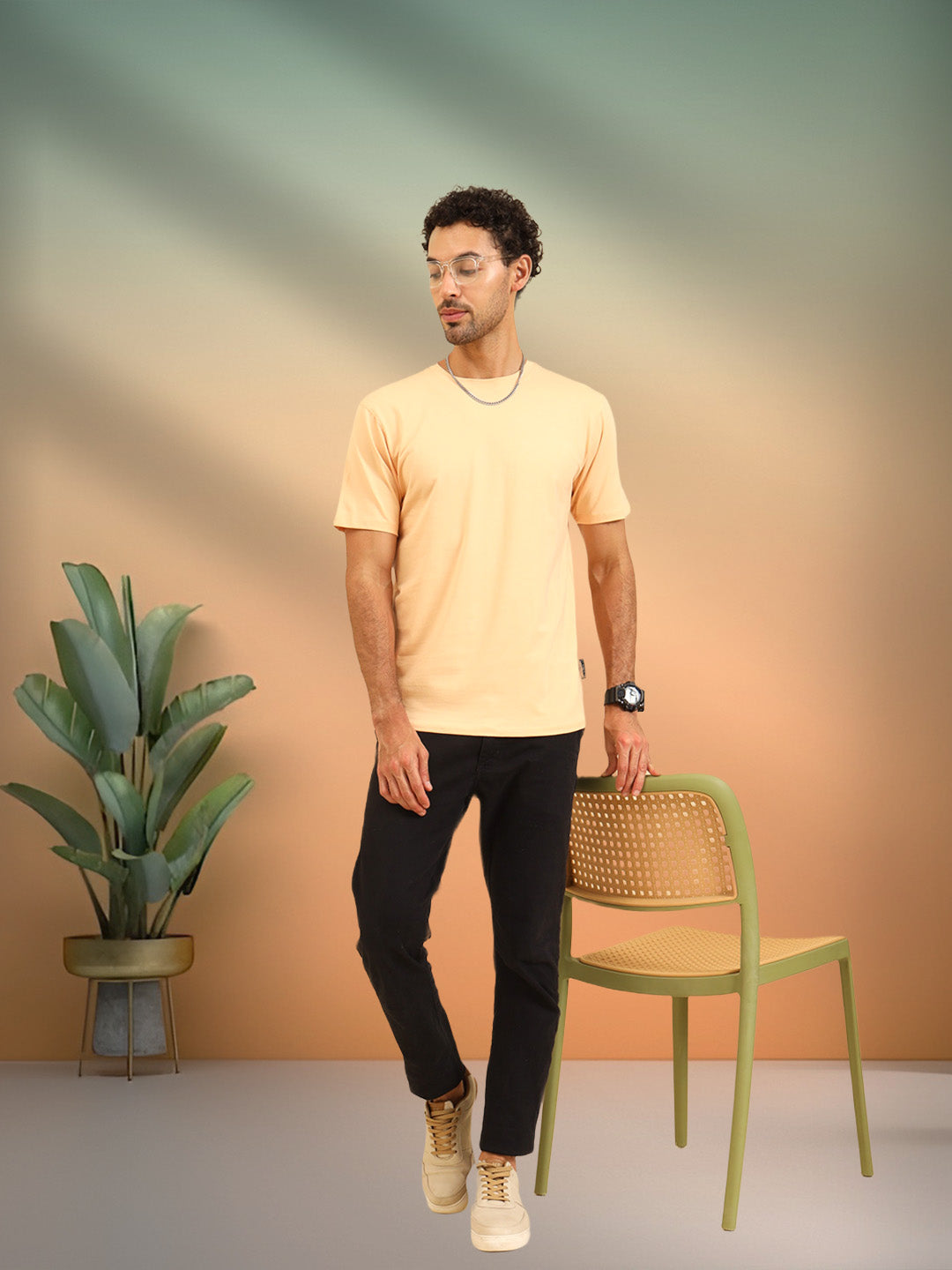 Simply Soft Fit T-Shirt Beige