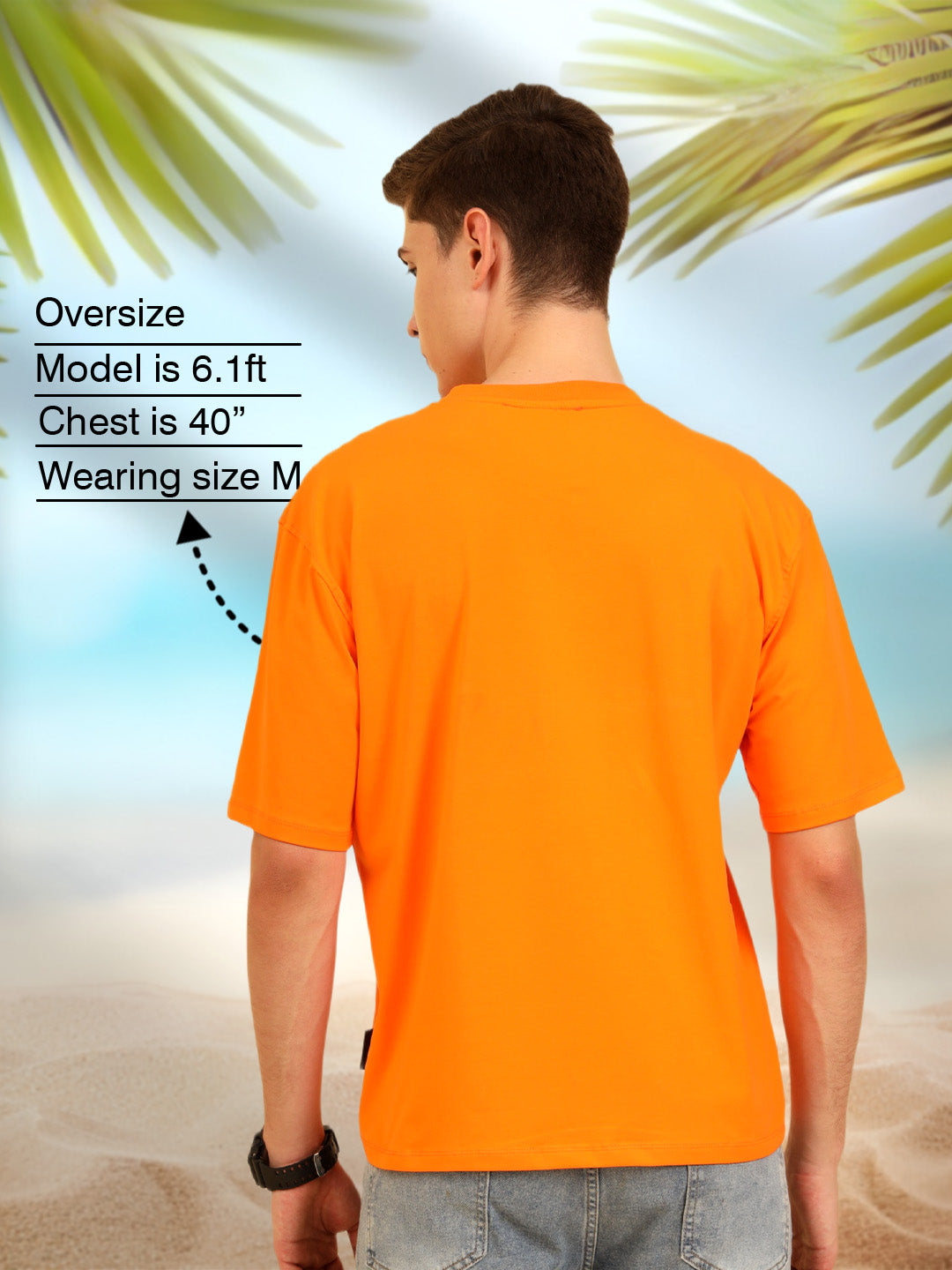 Oversize Simply Soft Fit T-Shirt Orange