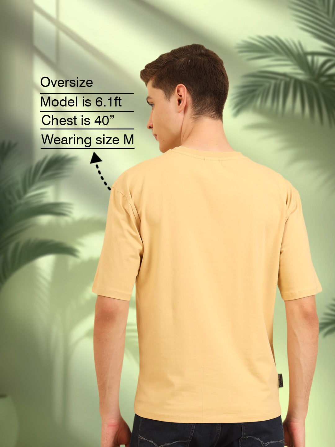 Oversize Simply Soft Fit T-Shirt Beige