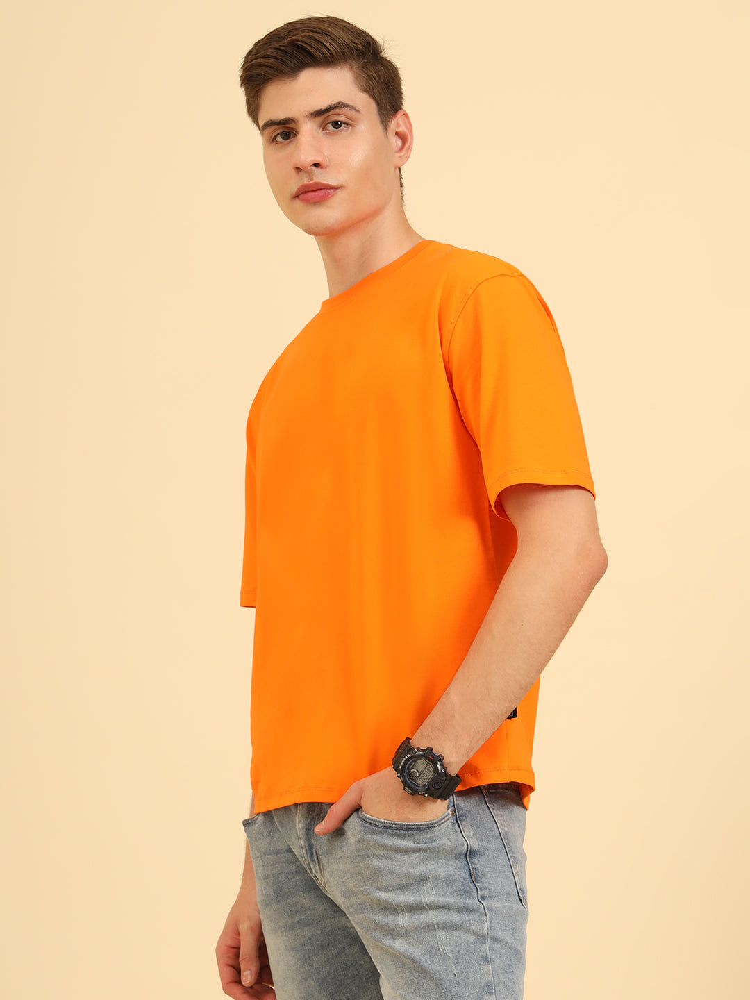 Oversize Simply Soft Fit T-Shirt Orange