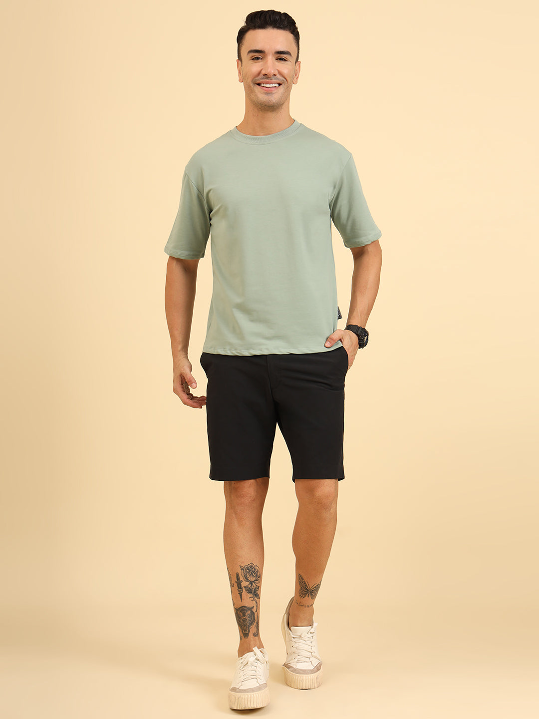 True Threads Oversized T-Shirt Pistachio Green