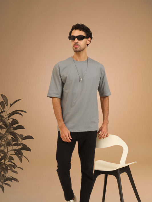 Slam Oversize Gracious T-Shirt Grey