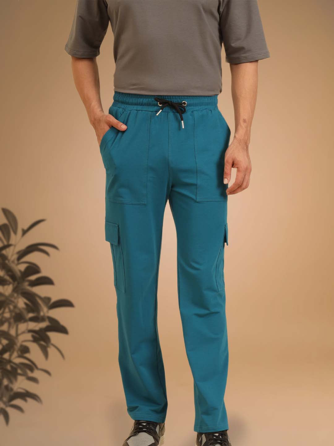 Bold Move Regular Fit Joggers Airforce