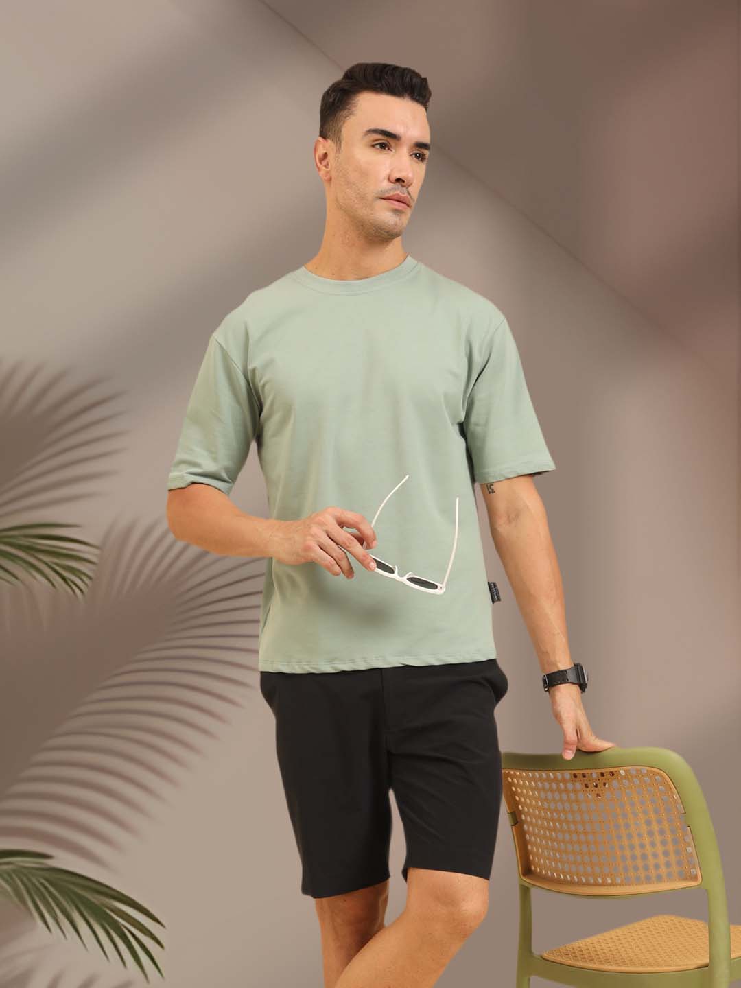 True Threads Oversized T-Shirt Pistachio Green