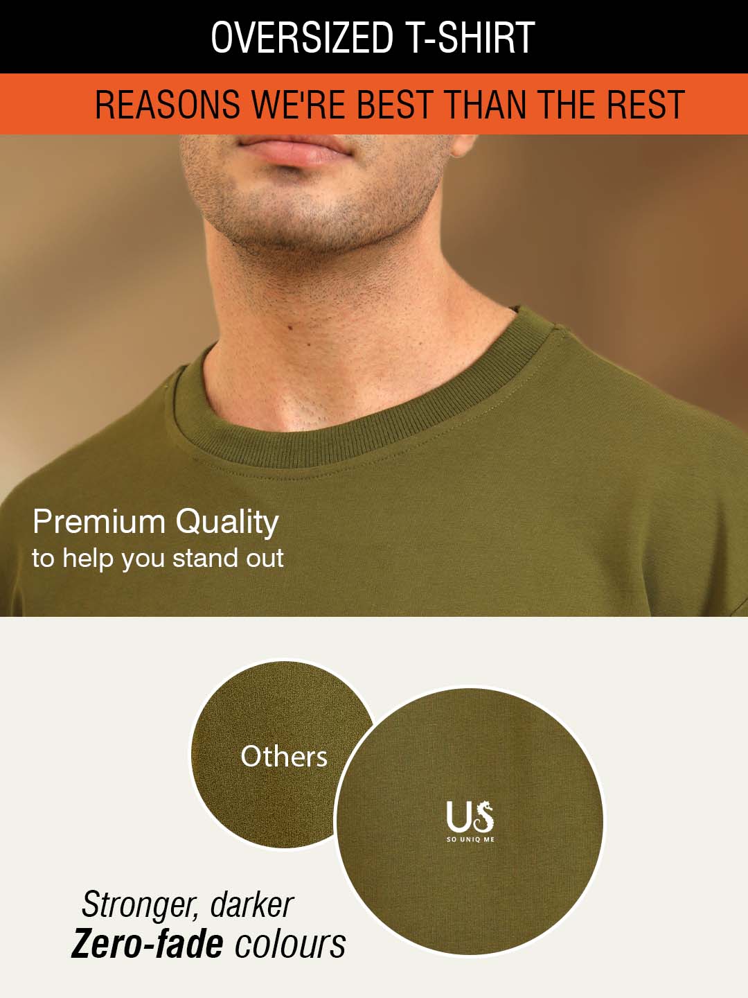 True Threads Oversized T-Shirt Olive Green