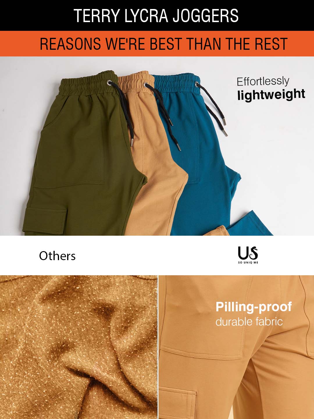 Bold Move Regular Fit Joggers Beige