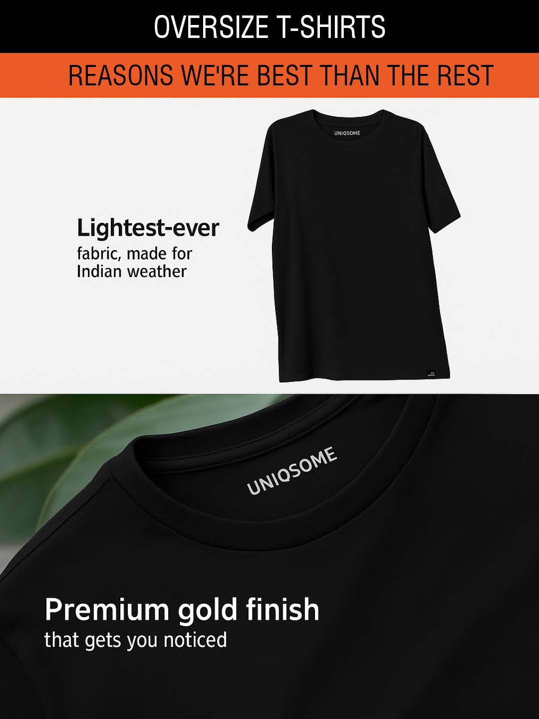 Oversize Simply Soft Fit T-Shirt Orange