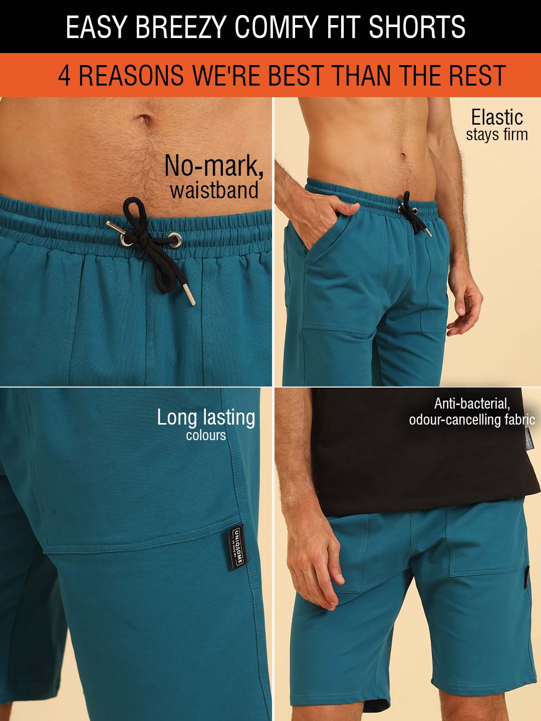 Easy Breezy comfy Fit Shorts Airforce