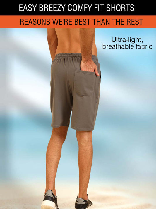 Easy Breezy comfy Fit Shorts Grey