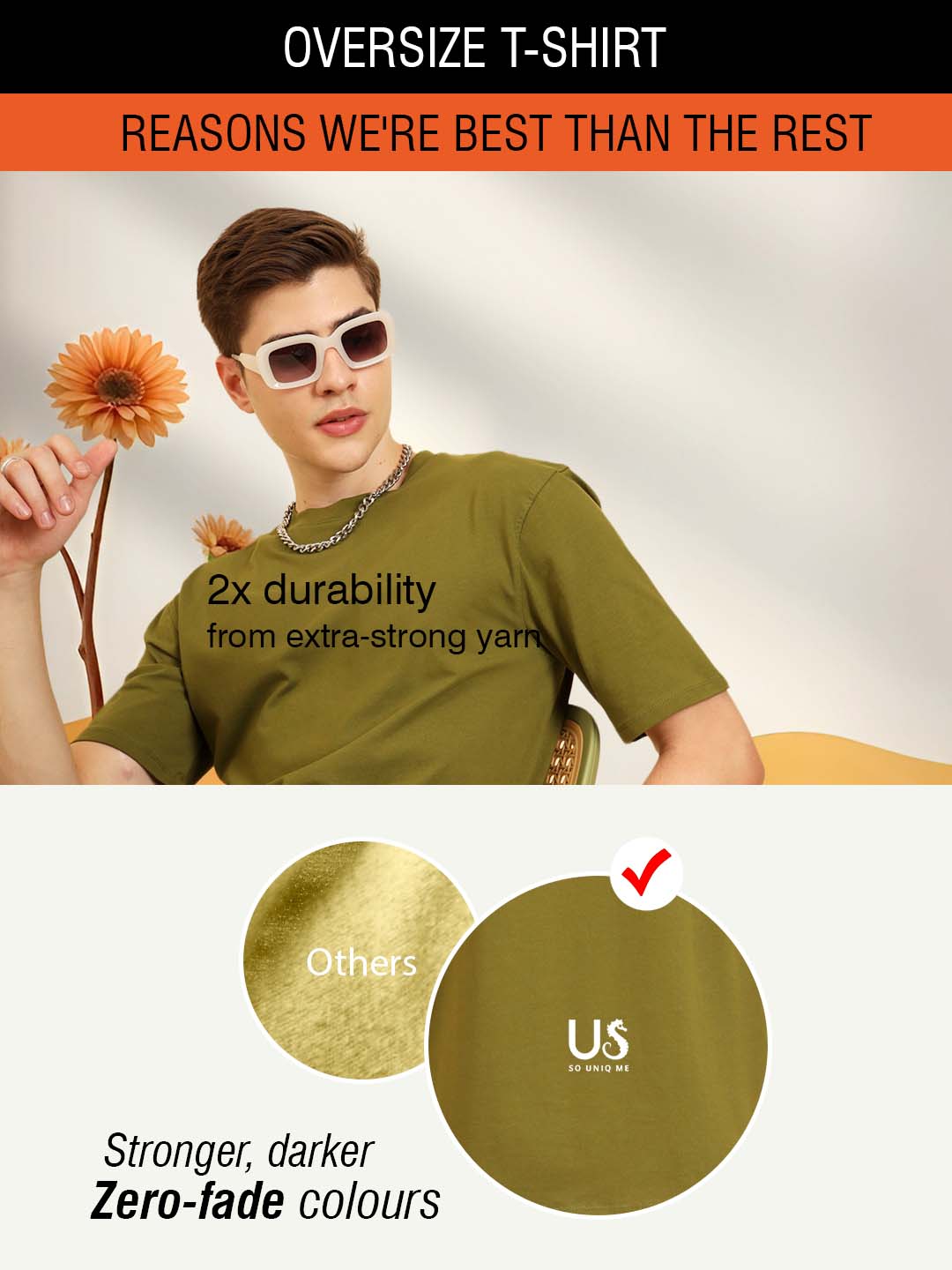 Oversize Simply Soft Fit T-Shirt Olivegreen