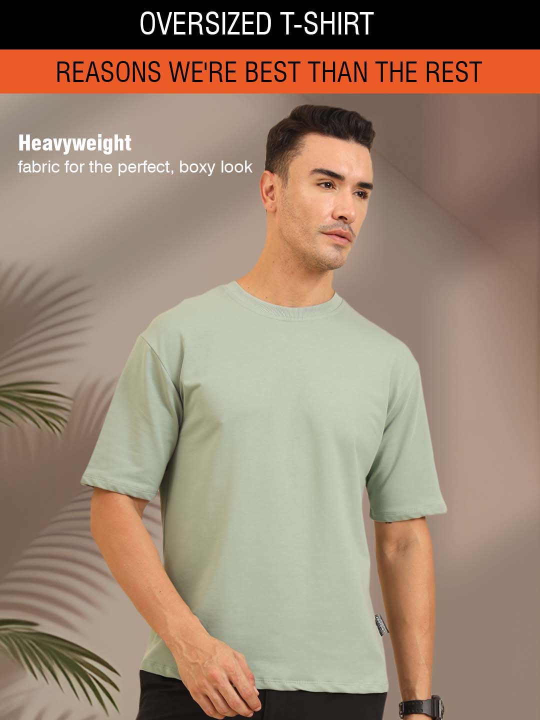 True Threads Oversized T-Shirt Pistachio Green