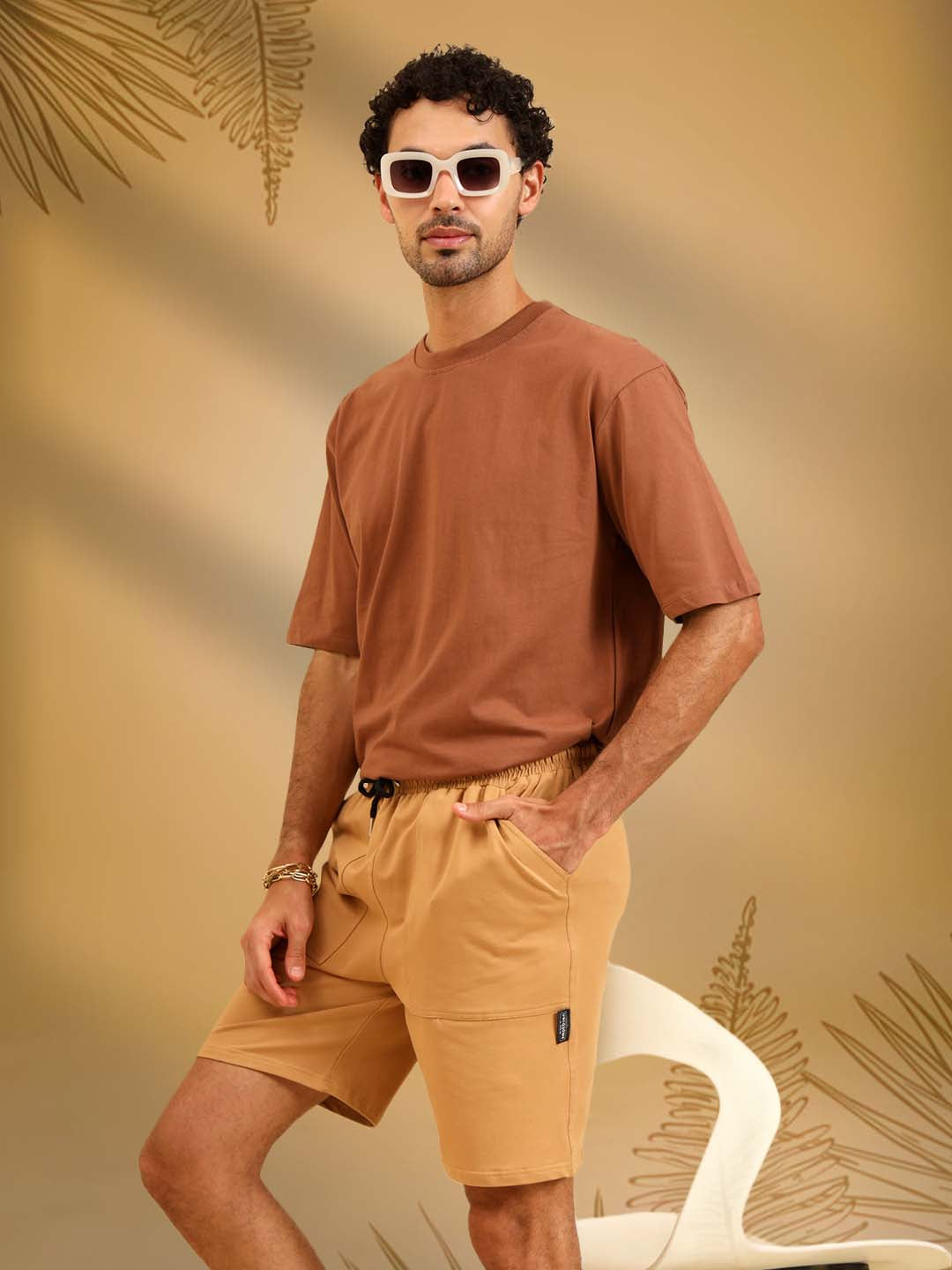 Slam Oversize Gracious T-Shirt Brown