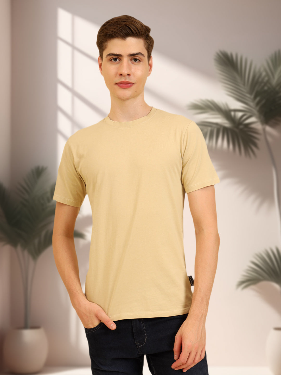 Freakin Regular Fit T-Shirt Beige