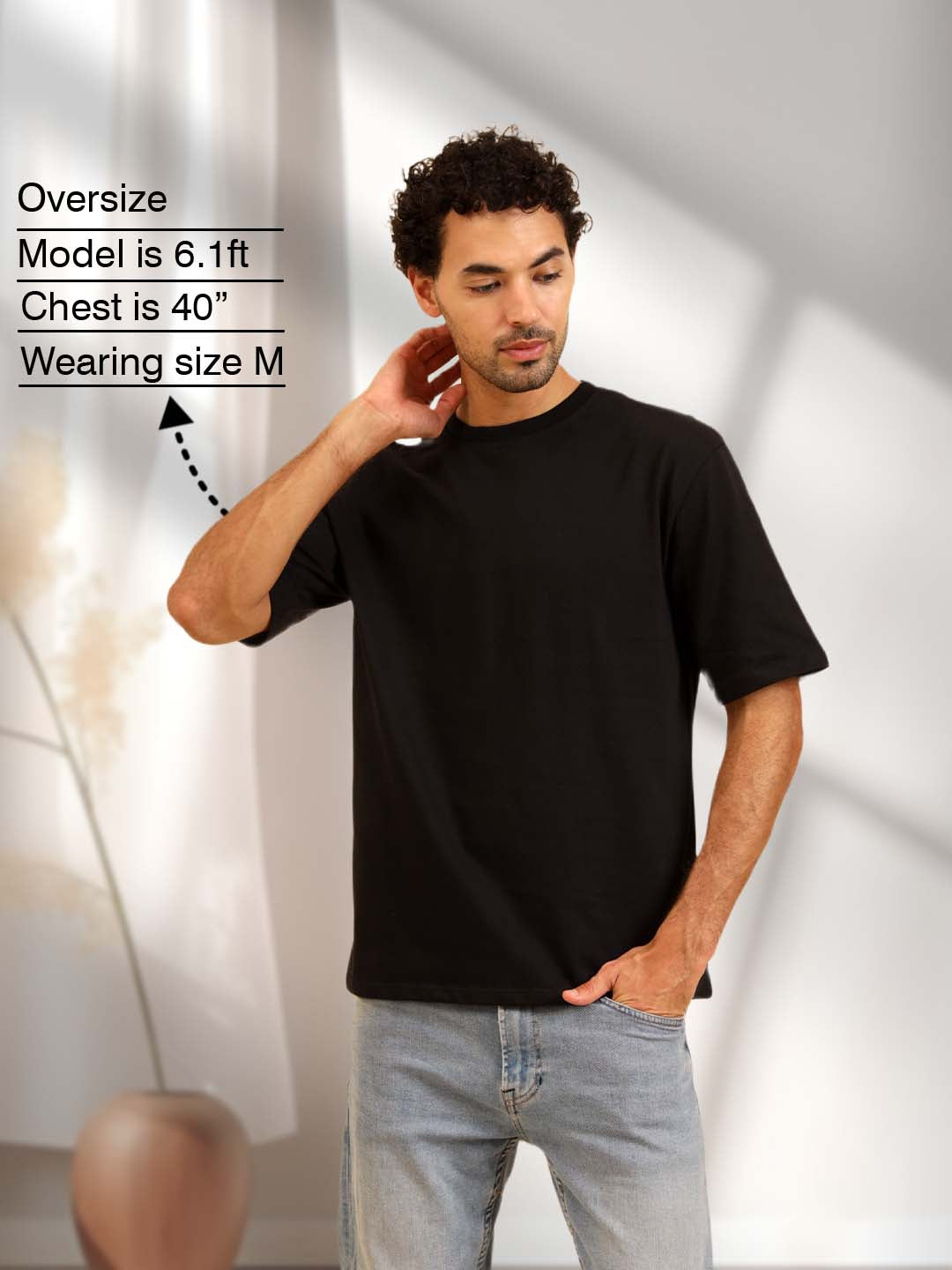 Slam Oversize Gracious T-Shirt Black