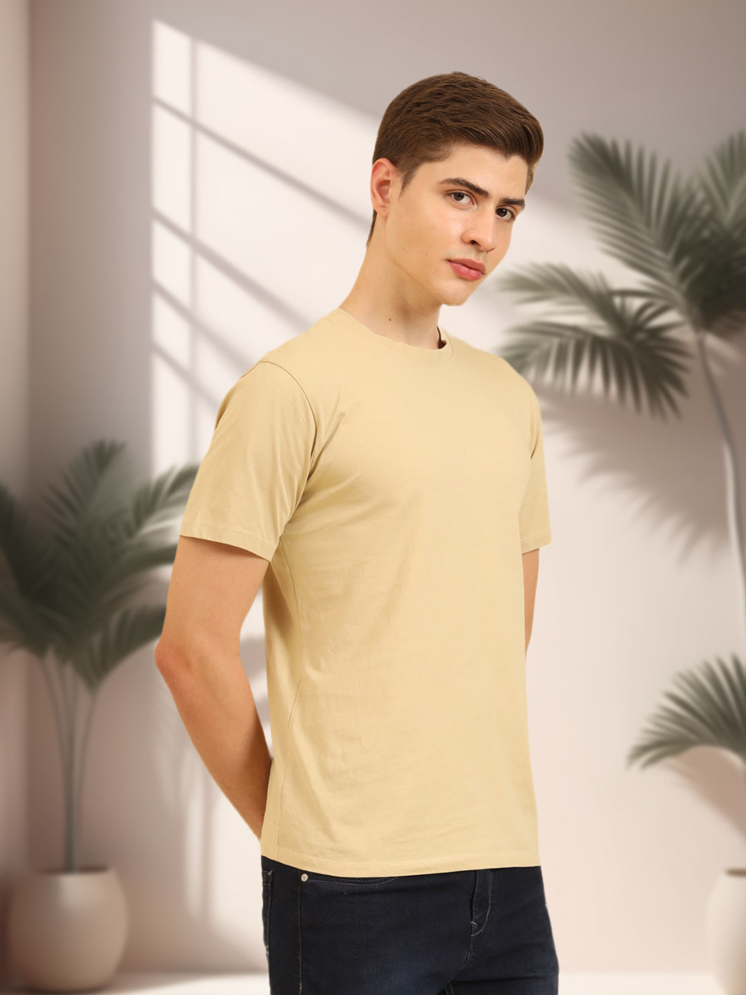 Freakin Regular Fit T-Shirt Beige