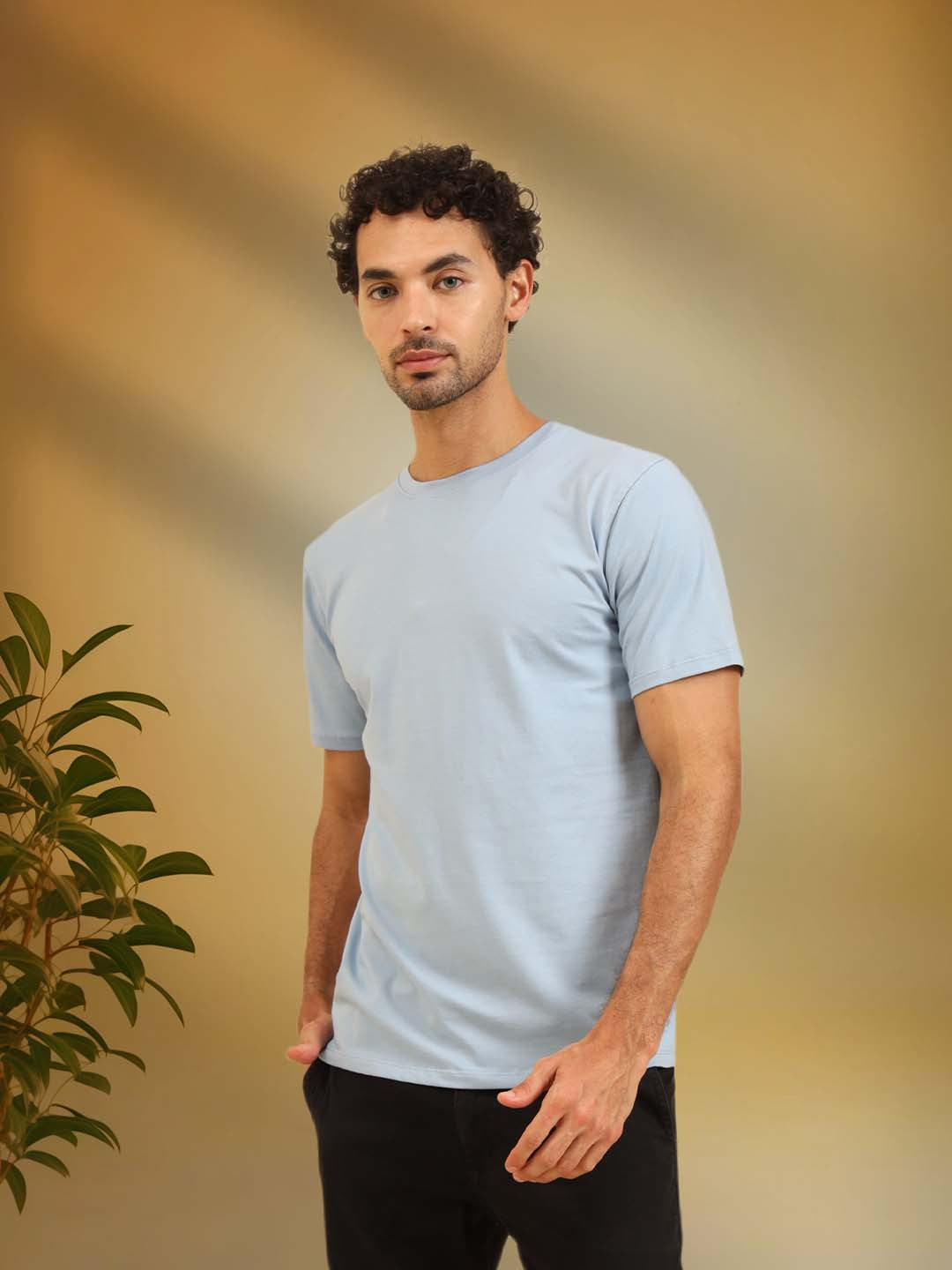 Simply Soft Fit T- Shirt Ash Blue