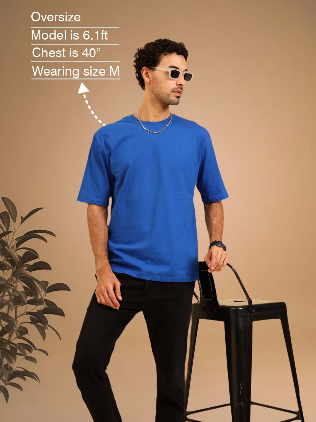 Slam Oversize Gracious T-Shirt Royal Blue