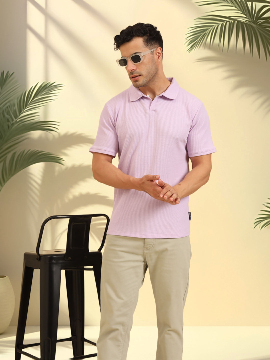 Refined Fit Polo T-Shirt Lavender