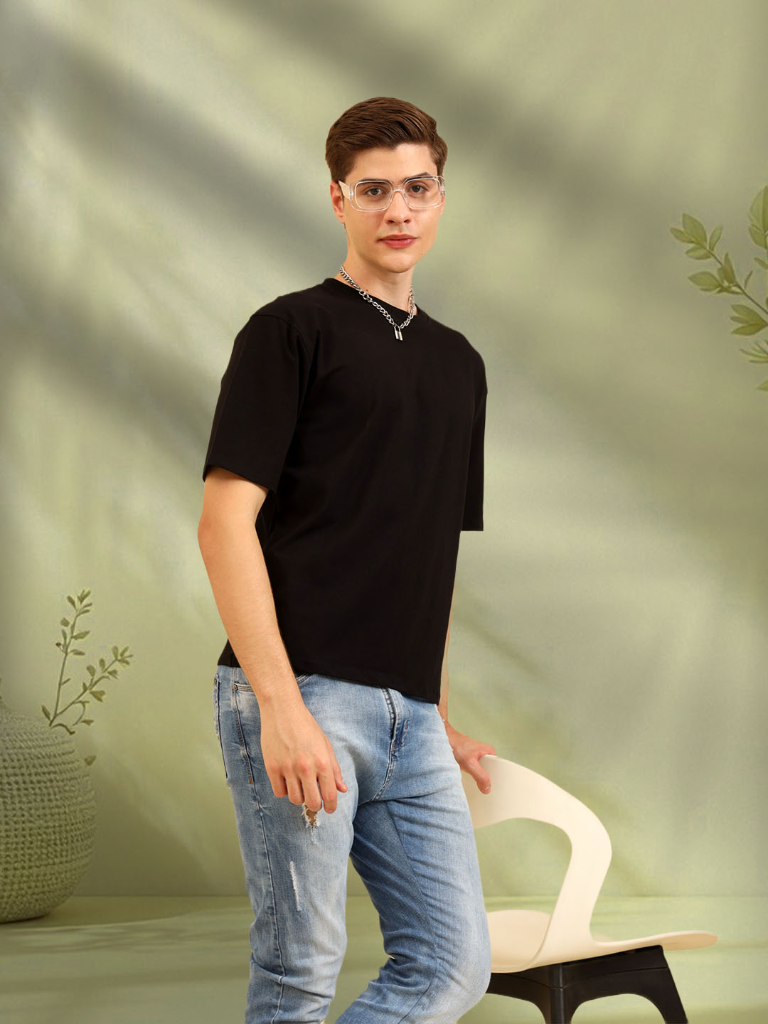 Oversize Simply Soft Fit T-Shirt Black