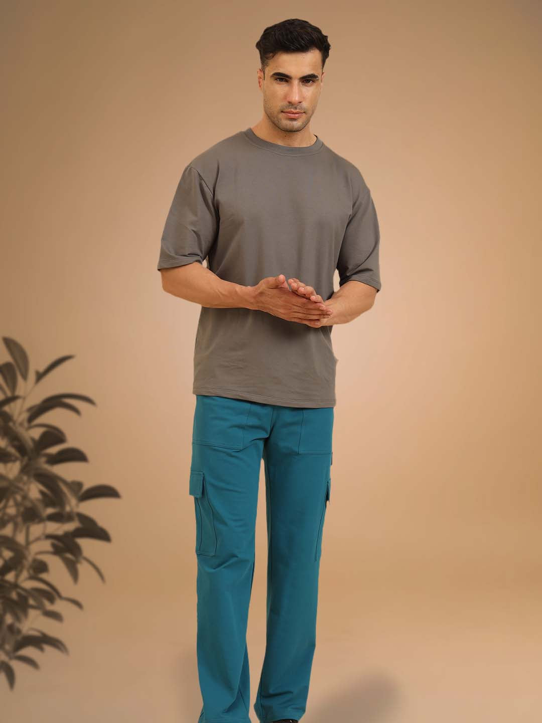 Bold Move Regular Fit Joggers Airforce