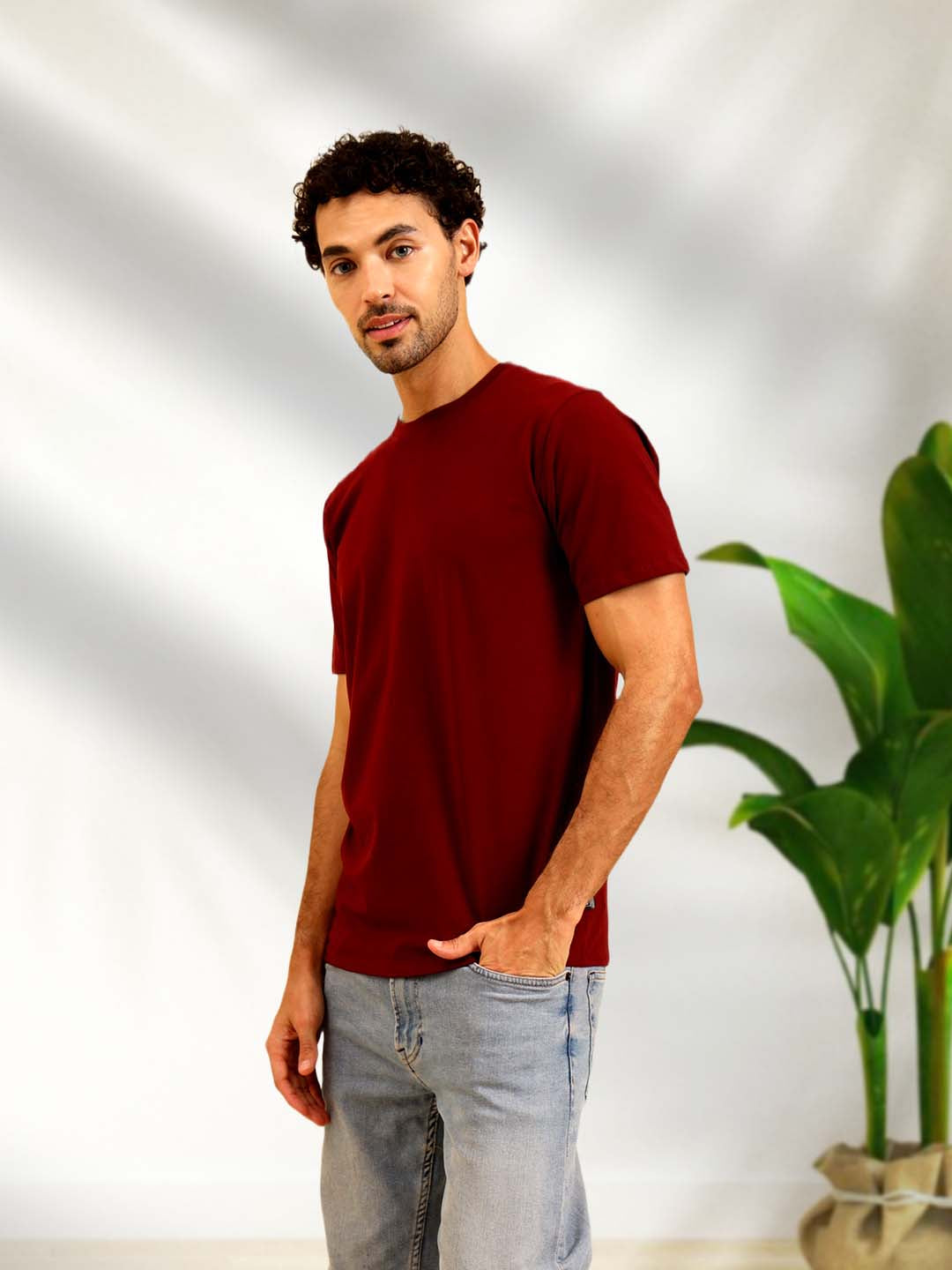 Simply Soft Fit T-Shirt Maroon