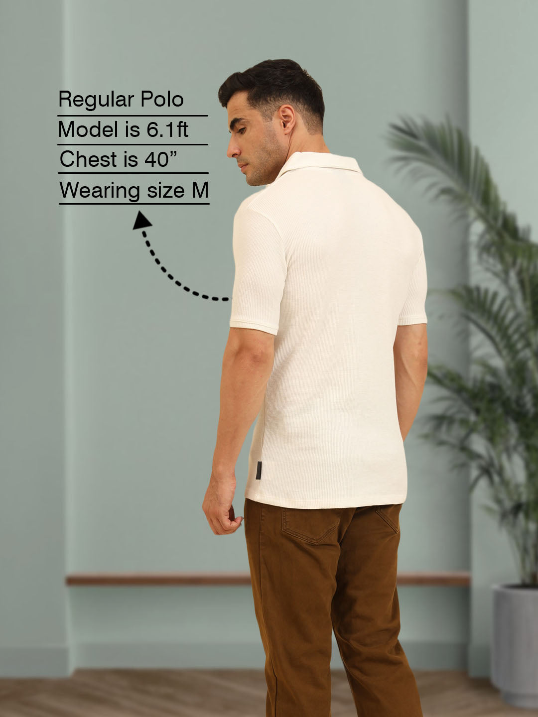 Refined Fit Polo T-Shirt White