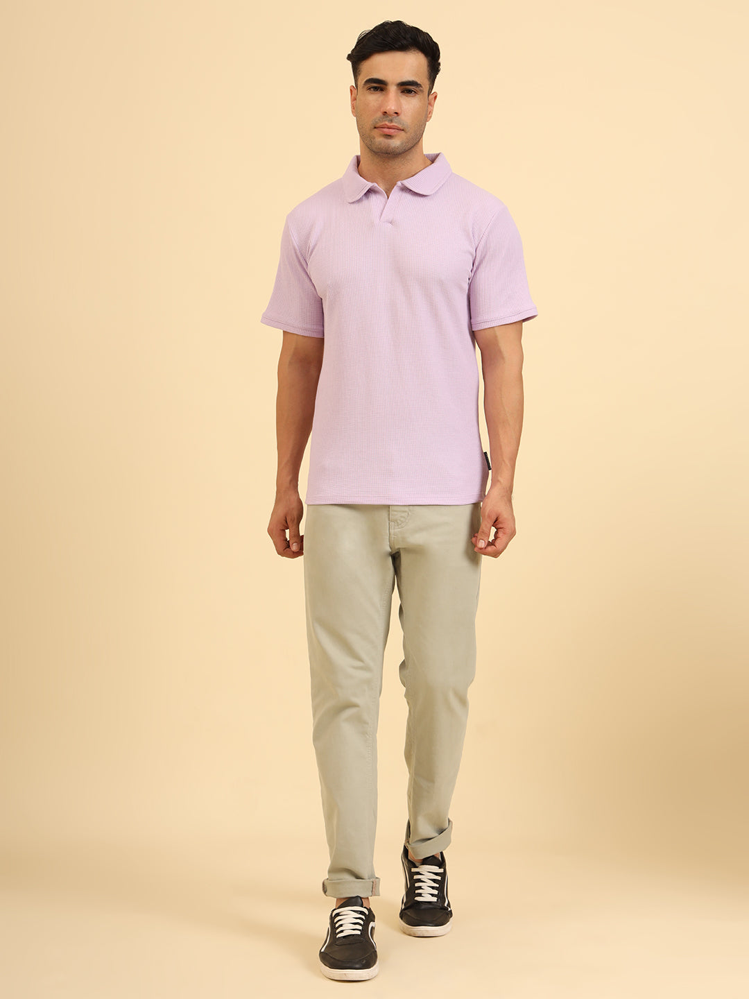 Refined Fit Polo T-Shirt Lavender