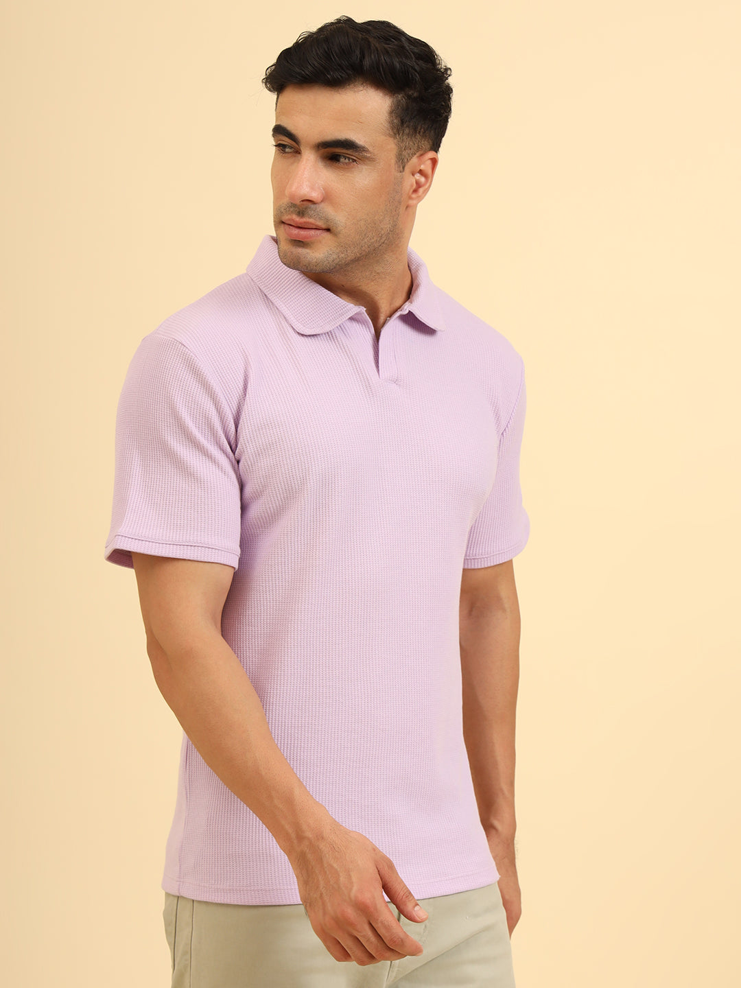 Refined Fit Polo T-Shirt Lavender