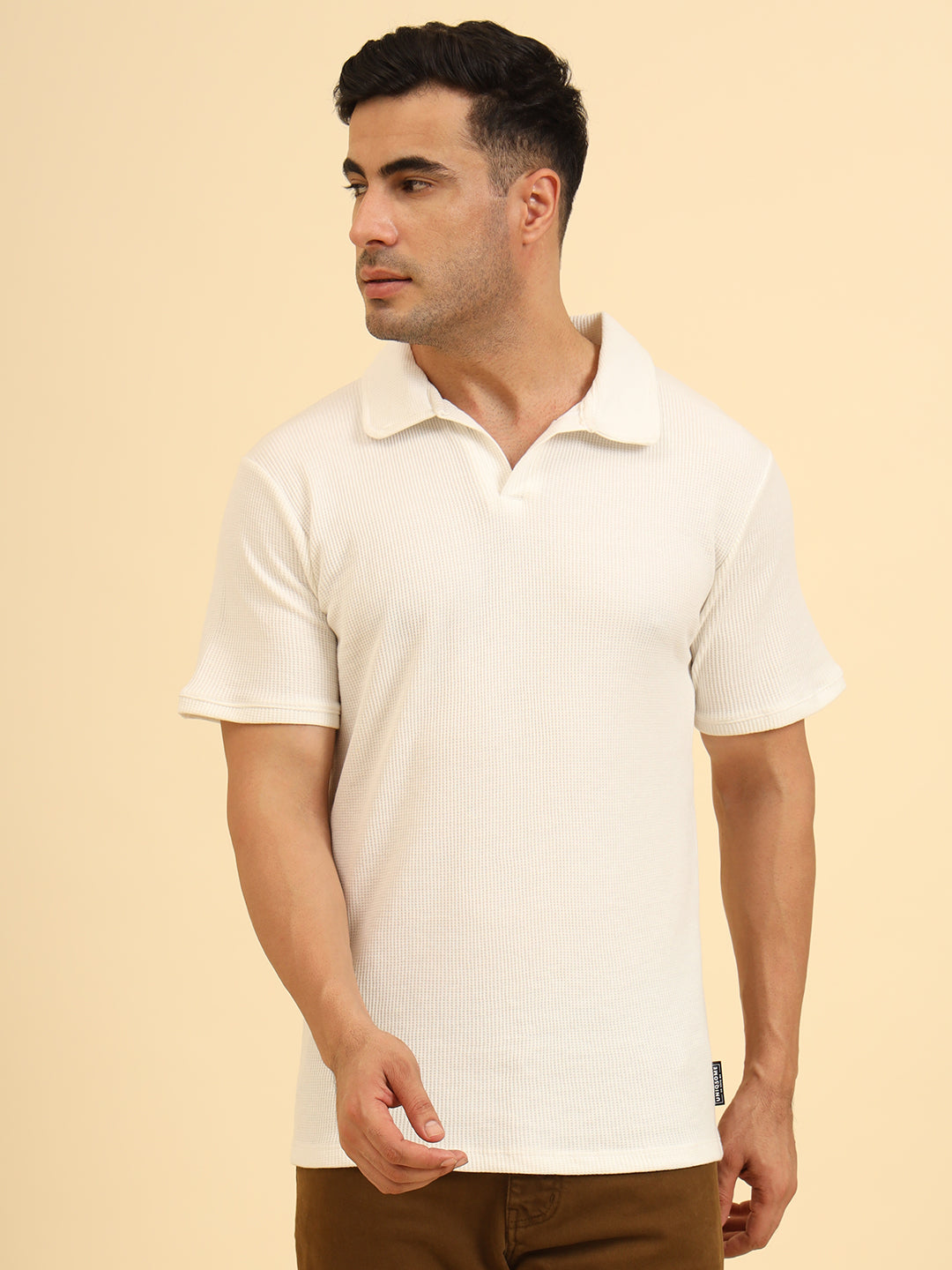 Refined Fit Polo T-Shirt White