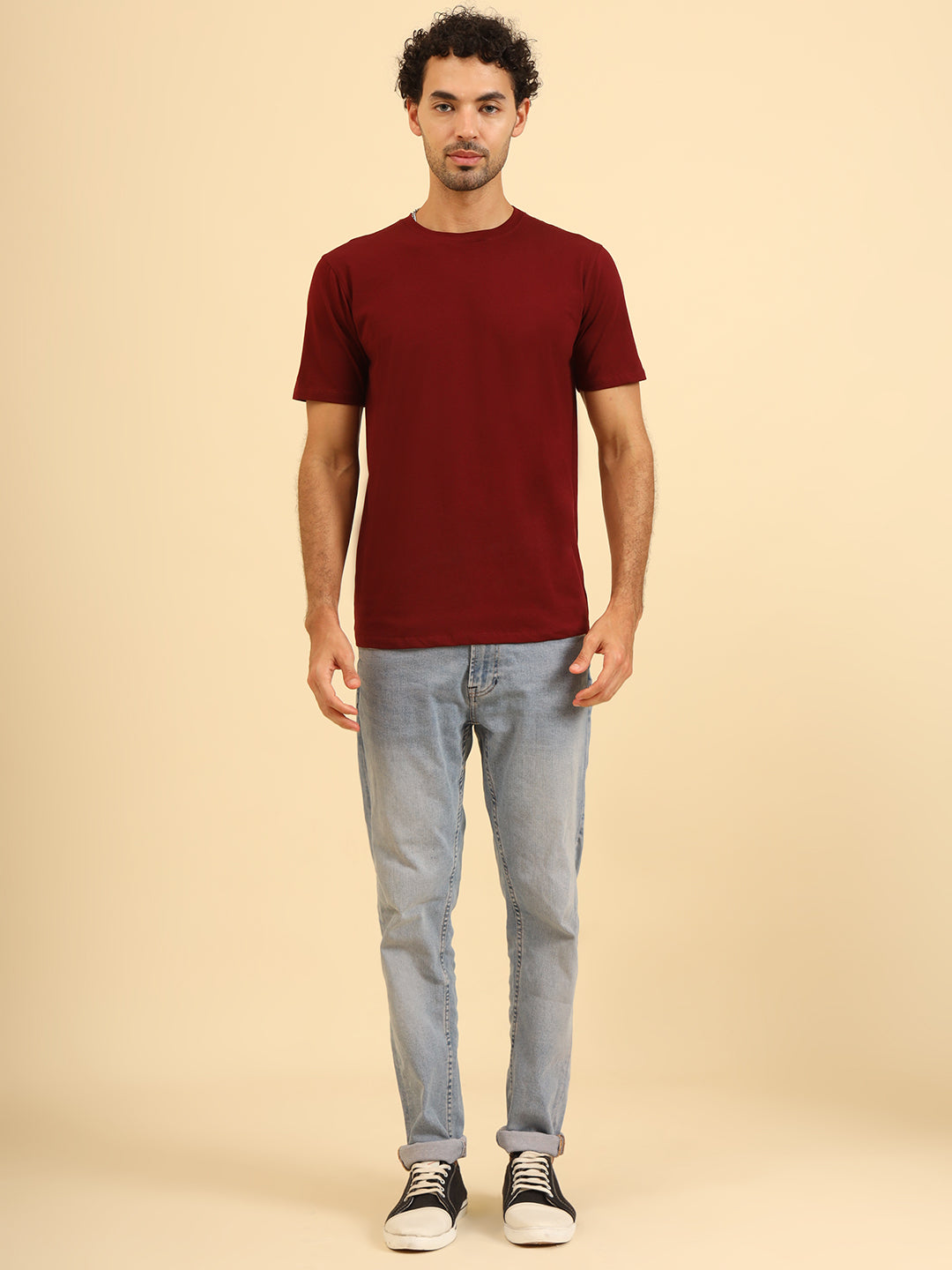 Simply Soft Fit T-Shirt Maroon