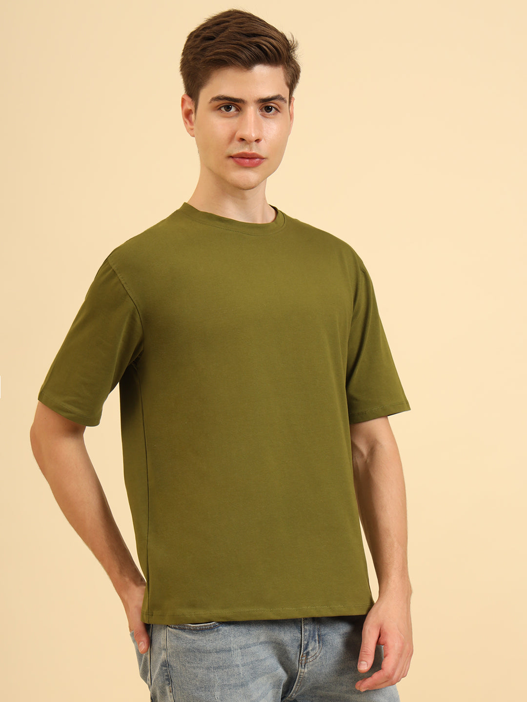 Oversize Simply Soft Fit T-Shirt Olivegreen